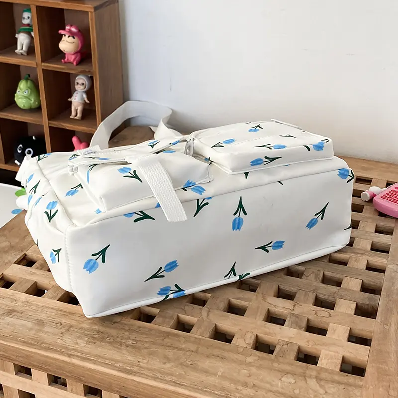 Mismi Kiara Bag Tas Selempang Wanita Stylish Flower Korea Sling Bag Perempuan Travel Tote Bag Resleting - 38K 5