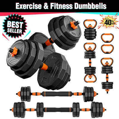 Ativafit Adjustable Dumbbells HXD-ERGO (5-44 LBS) 7-in-1 Space