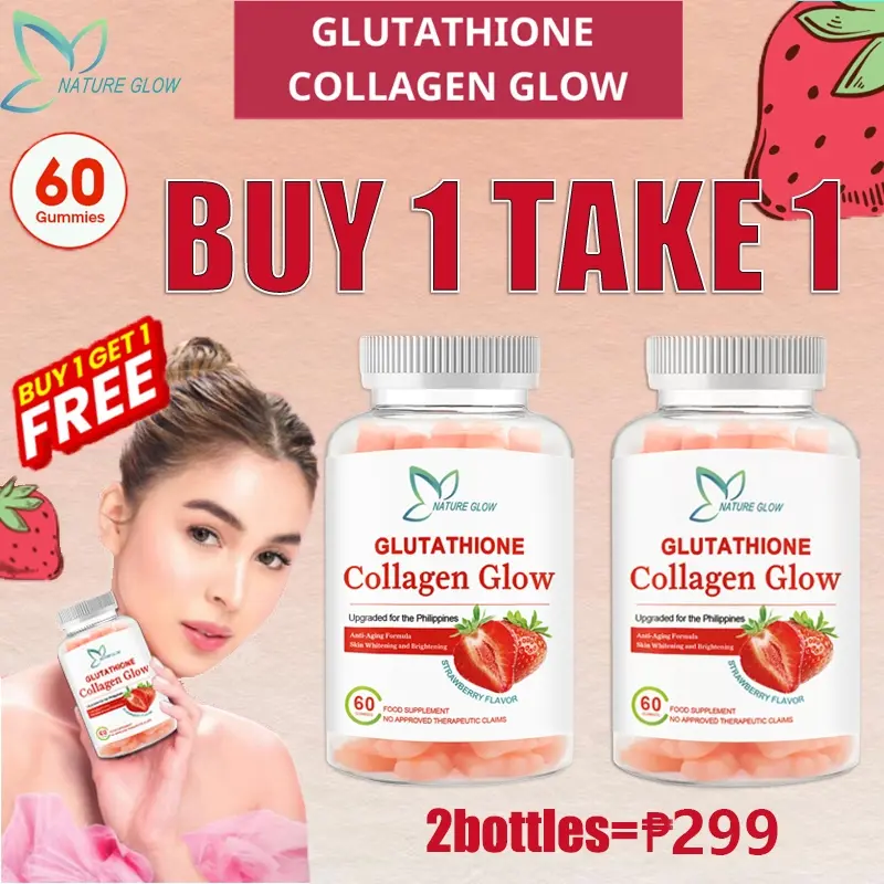 where to buy nature glow glutathione collagen glow NATURE GLOW Glutathione Collagen Glow Anti-Aging Whitening Skin Collagen 60  Gummies