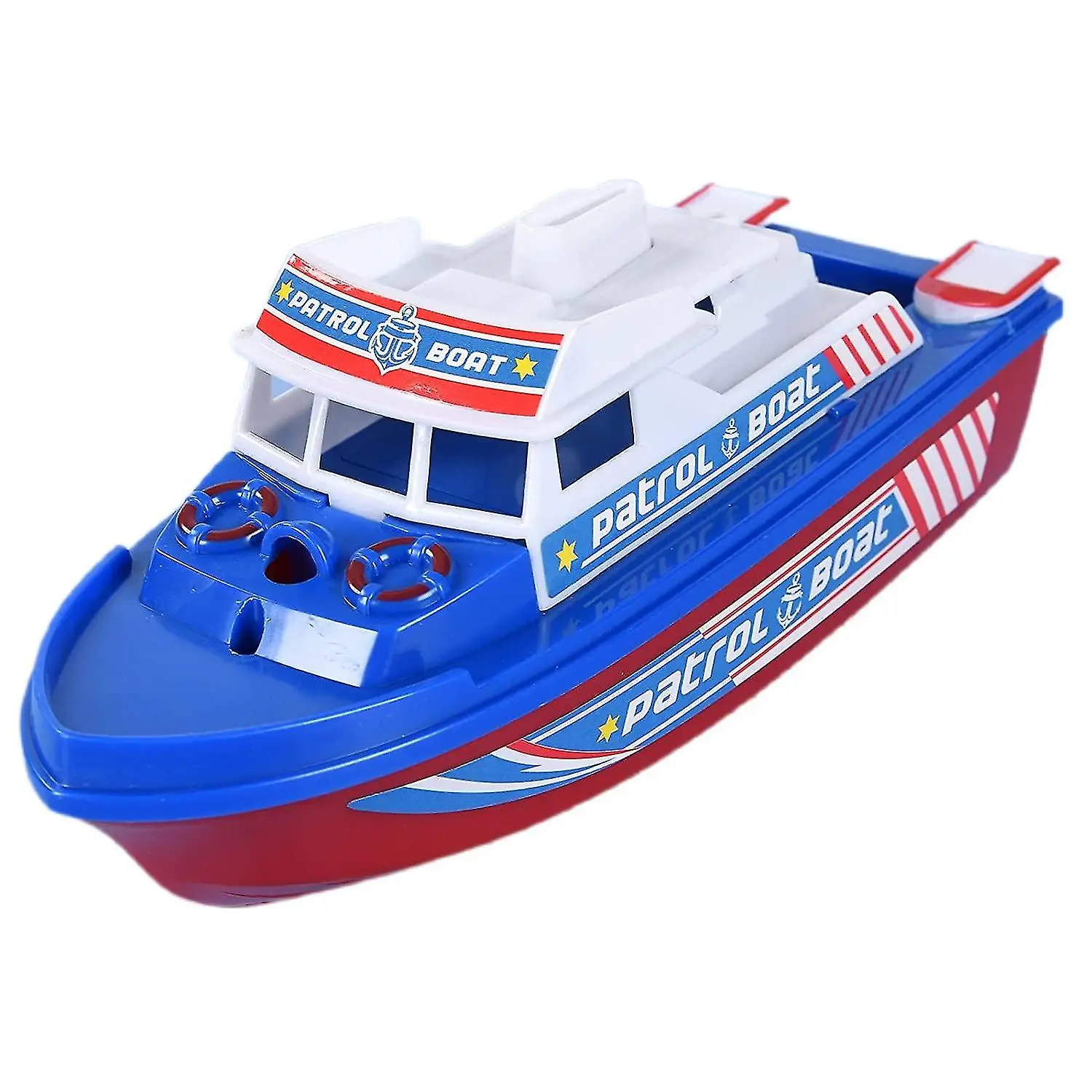 Pool Warship Toy Boat Bath Toys - Childrens Toy Boatwarship Cruise Toy In Bath Tub, Gift For Kids Pool Toy (red)