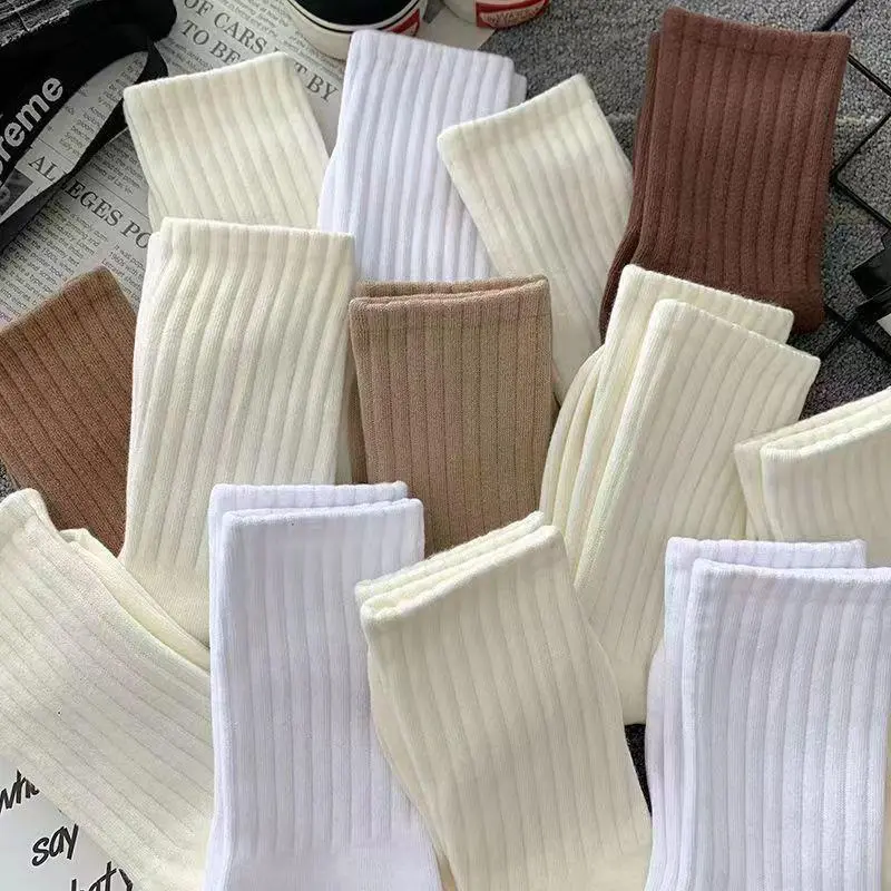 Spring And Summer Stacked Socks Mid Tube Socks Trendy Boneless Socks Sports Socks For Men And Women Anti Odor And Sweat Absorption