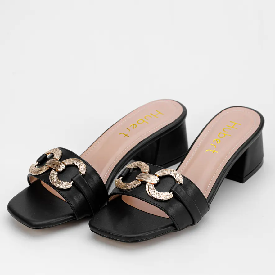 Guốc Cao Gót Nữ Đế Vuông Thời Trang 5P - Đế Cao, Shoes