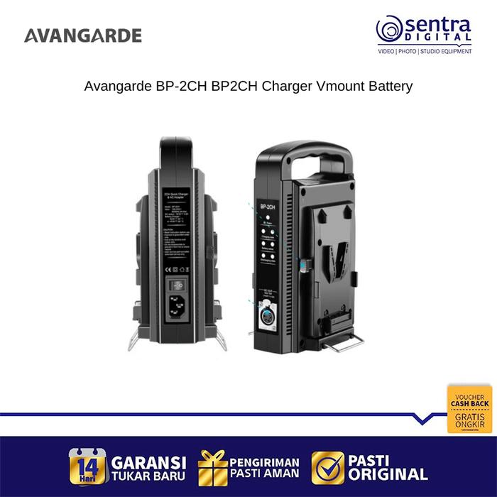 Gambar Avangarde V-Mount/V Lock BP-2CH Dual Quick Battery AC Charger dari Sentra Digital Kota Surabaya Tokopedia