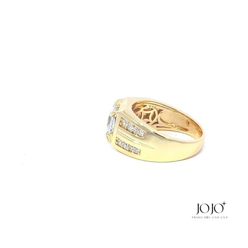 N1005 Nhẫn nam có lót lòng đính đá CZ cao cấp-JOJO 6