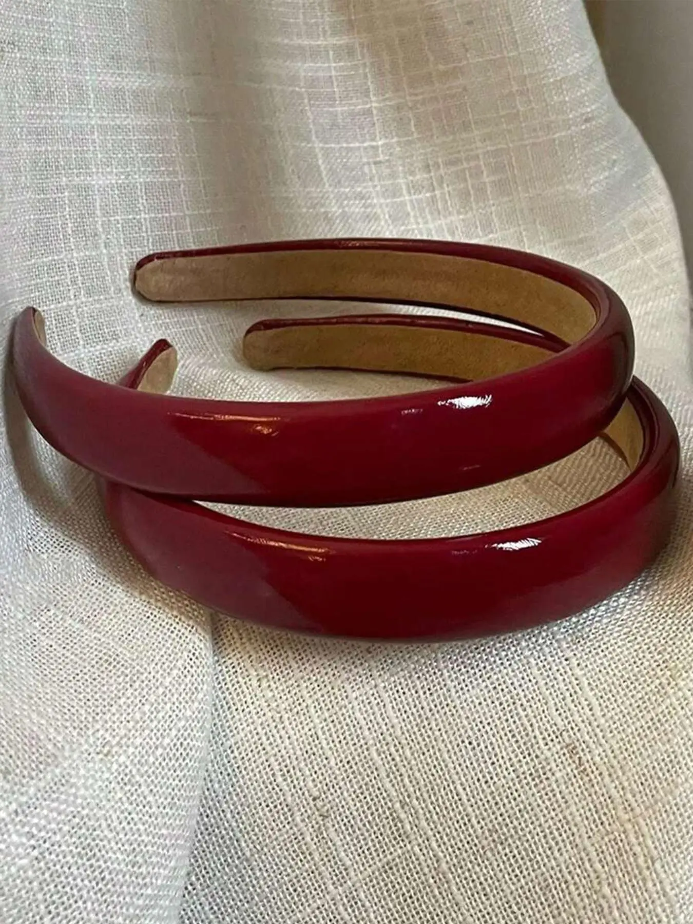 Simple Solid Color Pu Leather Headbands for Women, Casual Versatile Hair Accessories for Women, Minimalist Headwear for Hair, Fashion Styling Hair Accessories for Party Decor, Valentine's Day Gifts for Girlfriend