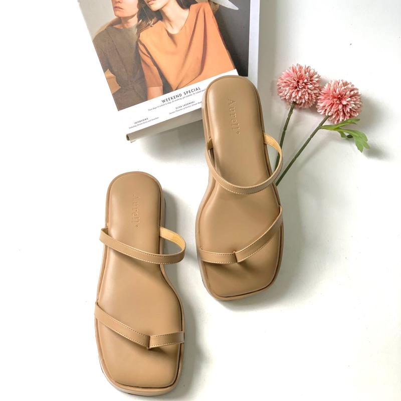 Sandal Platform Lucia Big Size 41-46 Garansi 60 Hari Karet 2