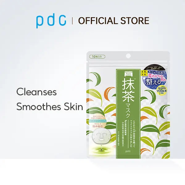 Japan pdc Wafood Made Uji Matcha Mask, 10pcs peel off