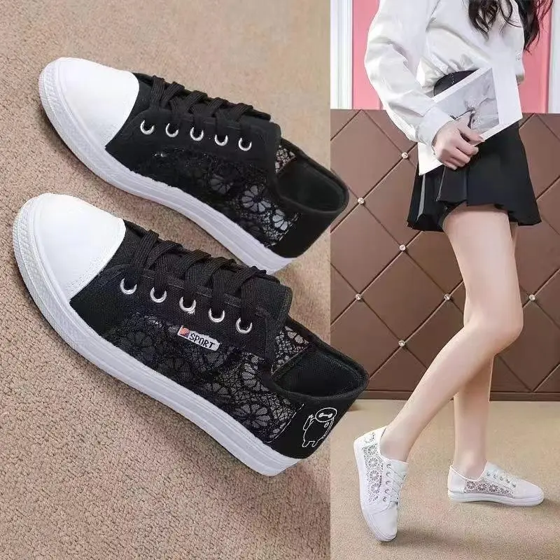 Giày Thể Thao Nữ, Mềm Mại Nhẹ Thoáng Khí , Lưới Mỏng Phong Cách Mới GN47 Shoes Sneaker giay hocsinh tho 3