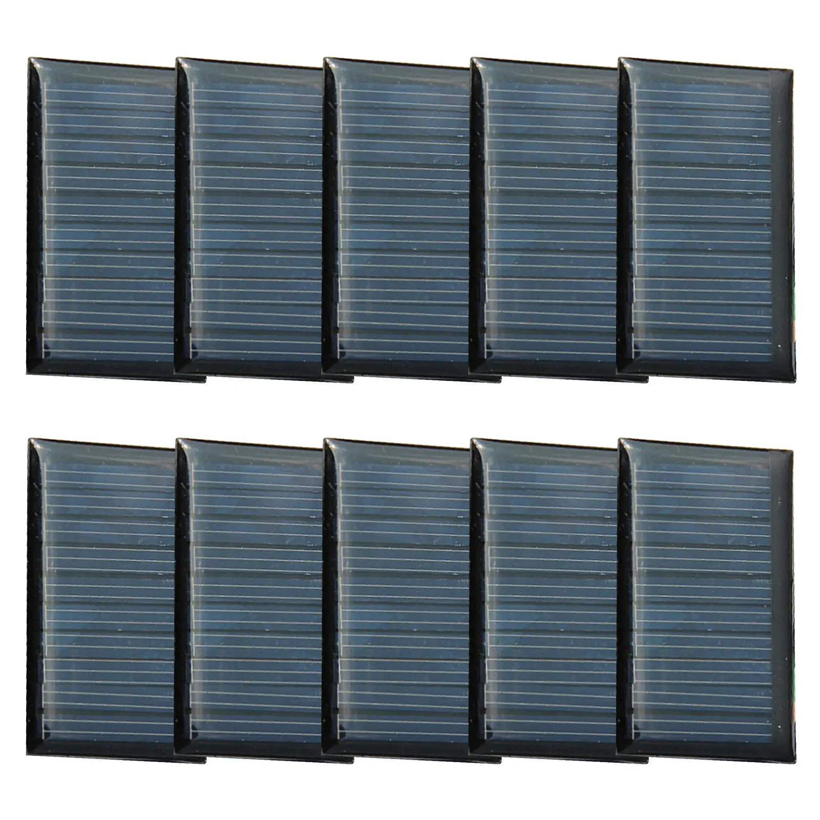 10pcs Small Power Solar Cells Panel - 5V 30mA - 53X30mm DIY Electronics LED Light Solar Cell  Panel