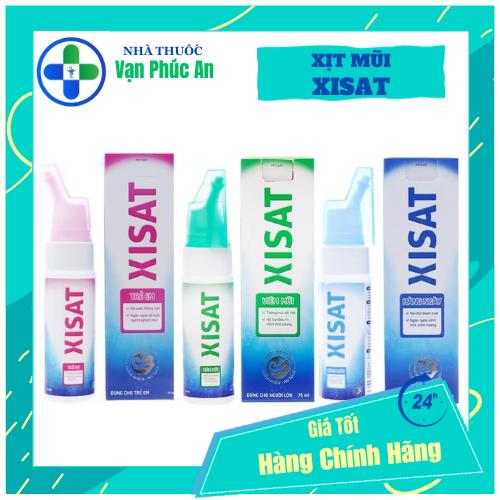 Xịt Mũi Xisat Các Loại Cho Trẻ Em Và Người Lớn 75ml