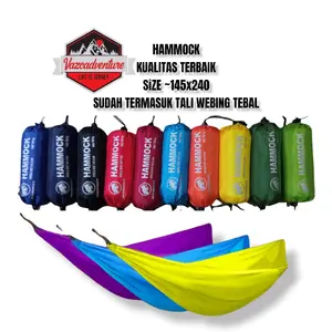 hammock ayunan gantung/warna sesuai/webing tebal/warna sesuai di kirim Outdoor