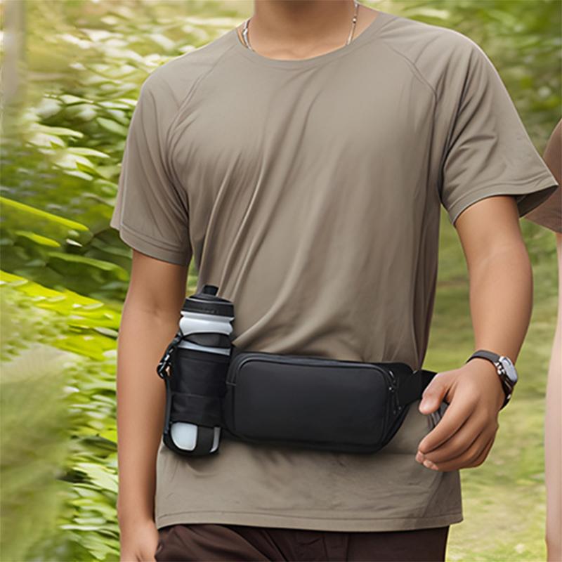 Fashion New Sports Fanny Pack Leisure Mobile Phone Chest Bag for Men And Women Crossbody Bag Waterproof Single Shoulder Outdoor Multi-Functional Running 5