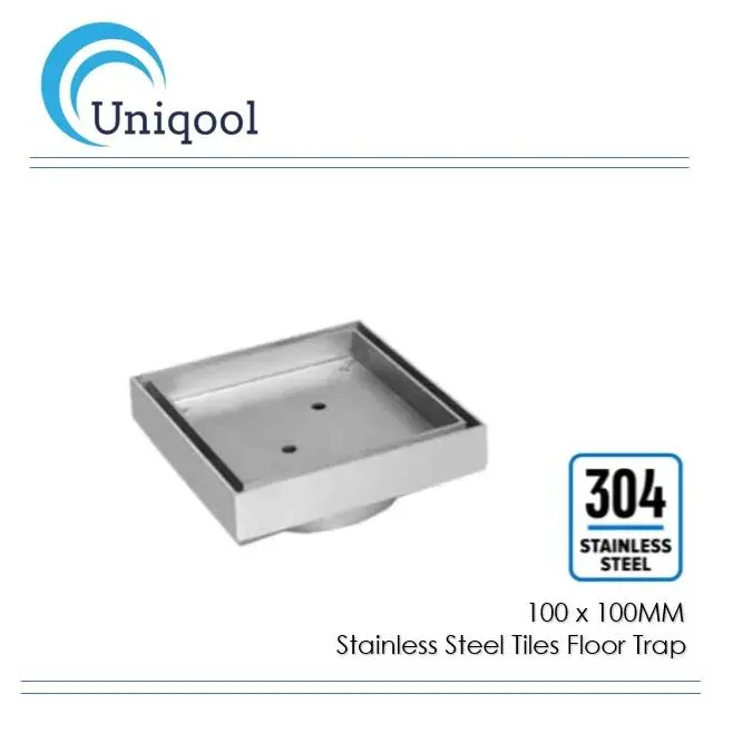 SS304 Insert Bathroom Floor Trap 100MM
