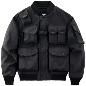 jaket bomber saku banyak Keren Nyaman Outdoor