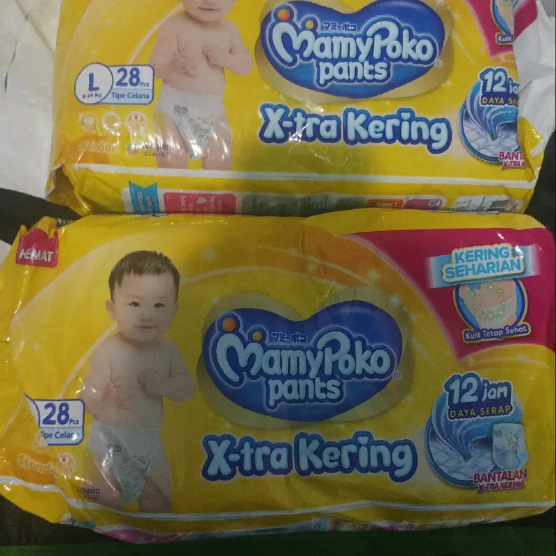 mamypoko pants S38 M32 L28 XL26 Bayi Balita Diaper Diapers 0