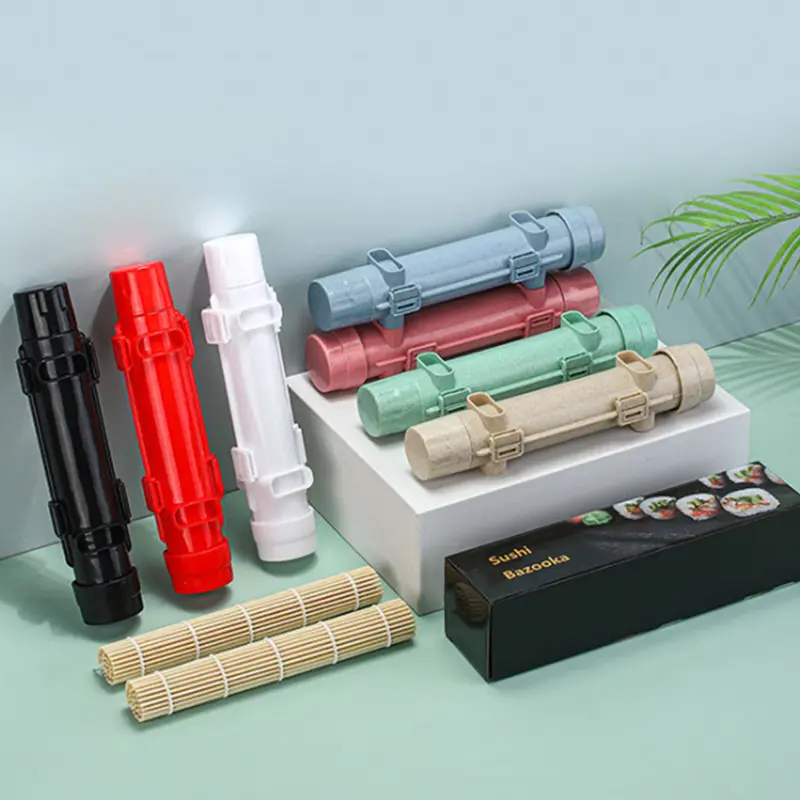 Sushi Maker Sushi Making Alat Gulung Cetakan Pembuat Bento Makanan Jepang Nasi Nori Lengkap Unik Kitchenware 5