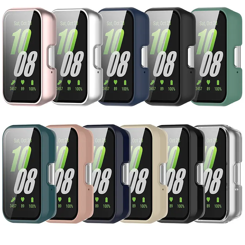 Ốp Kính Cường Lực Cho Samsung Galaxy Fit 3, Dây Đeo Nhanh, Bảo Vệ Ốp Lưng Sốc Che Phủ Toàn Bộ, Bảo Vệ Màn Hình, Thích Hợp Cho Fit3 5