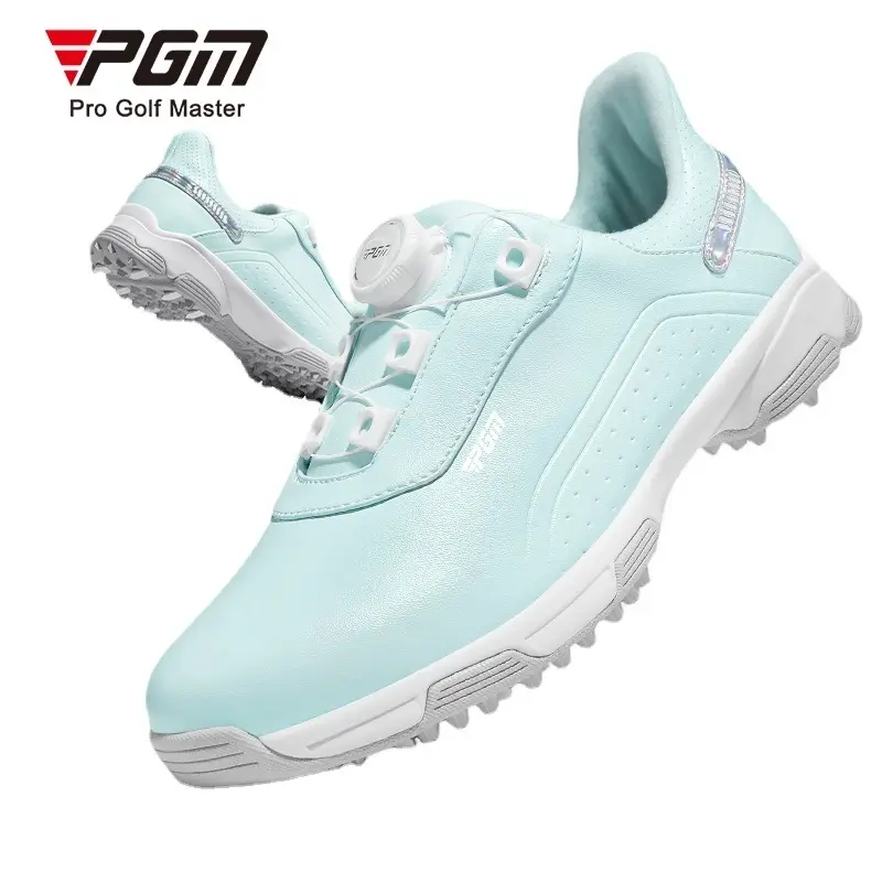Pgolf knob shoelace waterproof women flat sport shoe with high stretch cushioning featuring anti-slip technology ultra lightweight design xz331