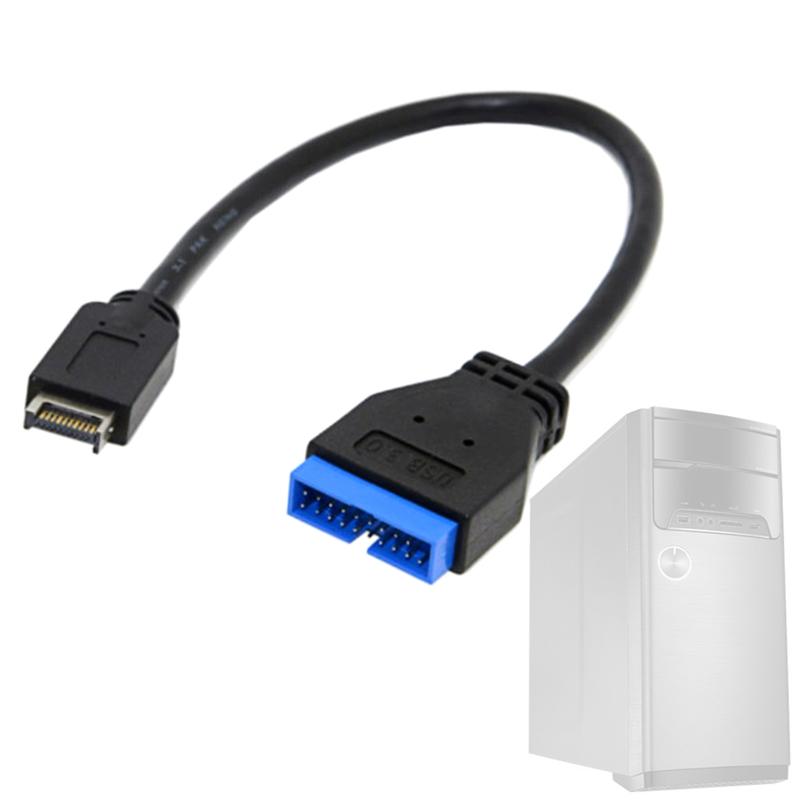 Product Introduction of USB 3.0 Motherboard 20 Pin Male to USB 3.1 Female Extension Cable Extender 51