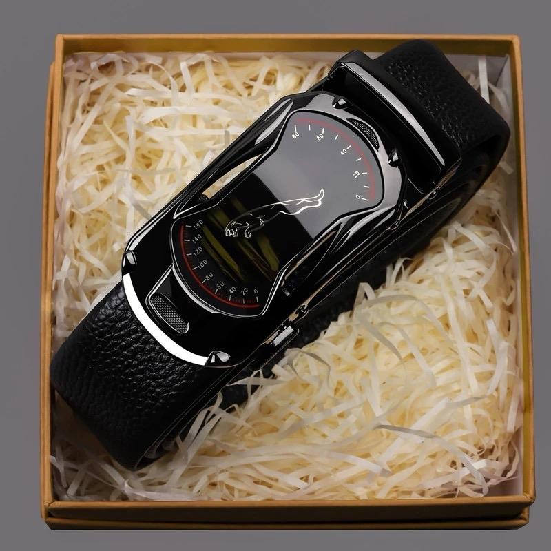 [Hàng Đẹp] Thắt Lưng Da Nam Khóa Tự Động Đúc Nguyên Khối Dây Da Cao Cấp Mềm Đẹp 3 Màu Vàng Bạc Đen Nam Tính