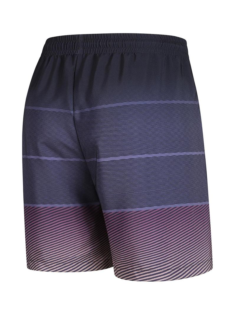 Product Introduction of Men's All Over Print Drawstring Waist  Shorts, Casual Comfy Breathable Shorts for Summer, Men's Shorts for Beach Vacation 9