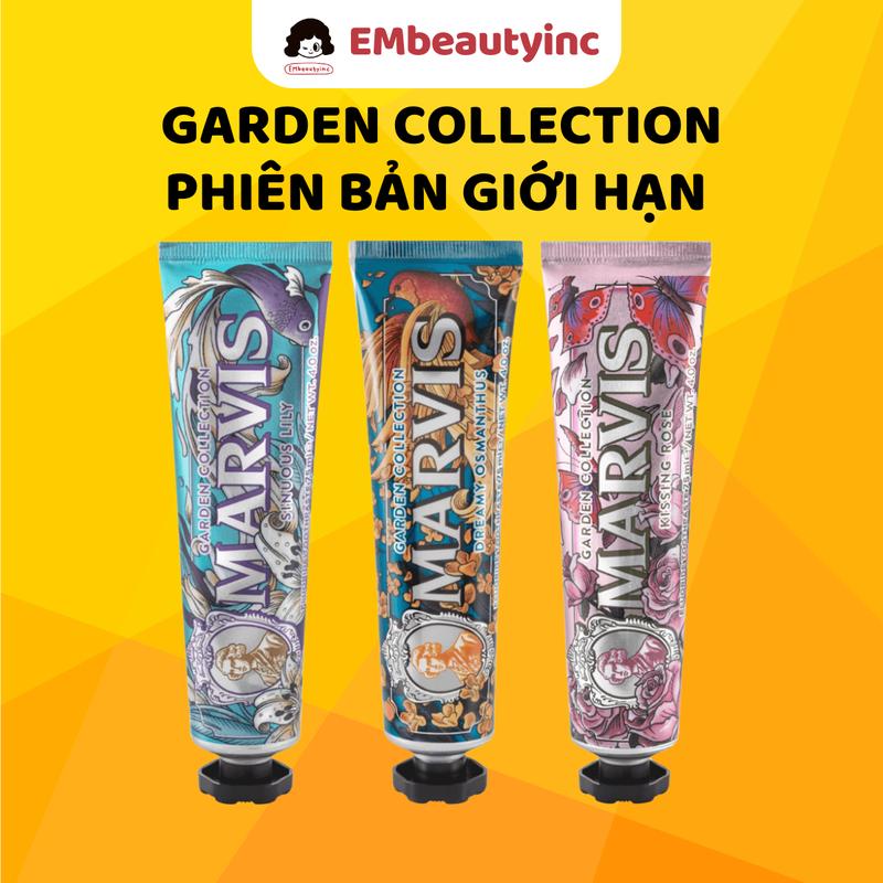 Kem Đánh Răng Marvis Garden Collection 75ml Phiên Bản Giới Hạn Cho Nam Nữ Women Hỗ Trợ Trắng Răng