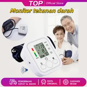 ✅Garansi 5 tahun✅Alat Cek Pengukur Tekanan Tensi Darah Digital Tensimeter Sphygmomanometer Blood Pressure Monitor