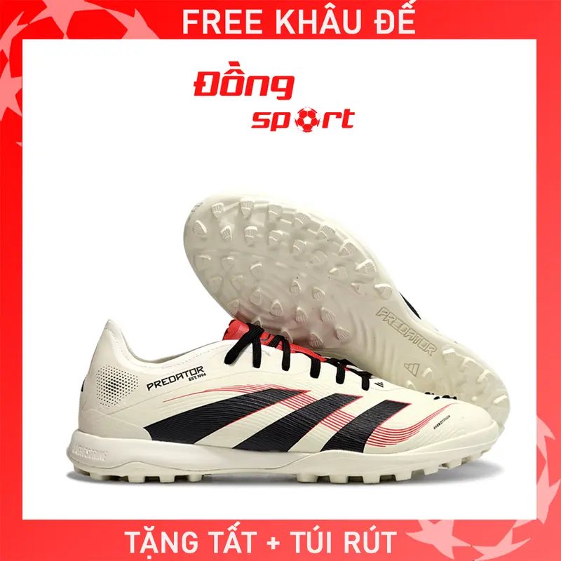 Giày Bóng Đá Pre 25 Elite , ĐỒNG SPORT, FREE KHÂU ĐẾ, Cỏ nhân tạo, Upper da, Lưỡi gà rời, Chân bè tốt, Đệm êm ái, Nhiều màu sắc 2