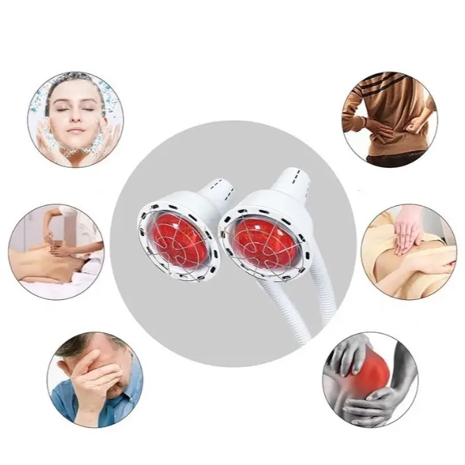 Đèn Hồng Ngoại Trị Liệu Dưỡng Sinh, Điều Chỉnh Cường Độ Sáng, Tăng Giảm Chiều Cao Dùng Trong Spa - Gia Đình Nữ 4