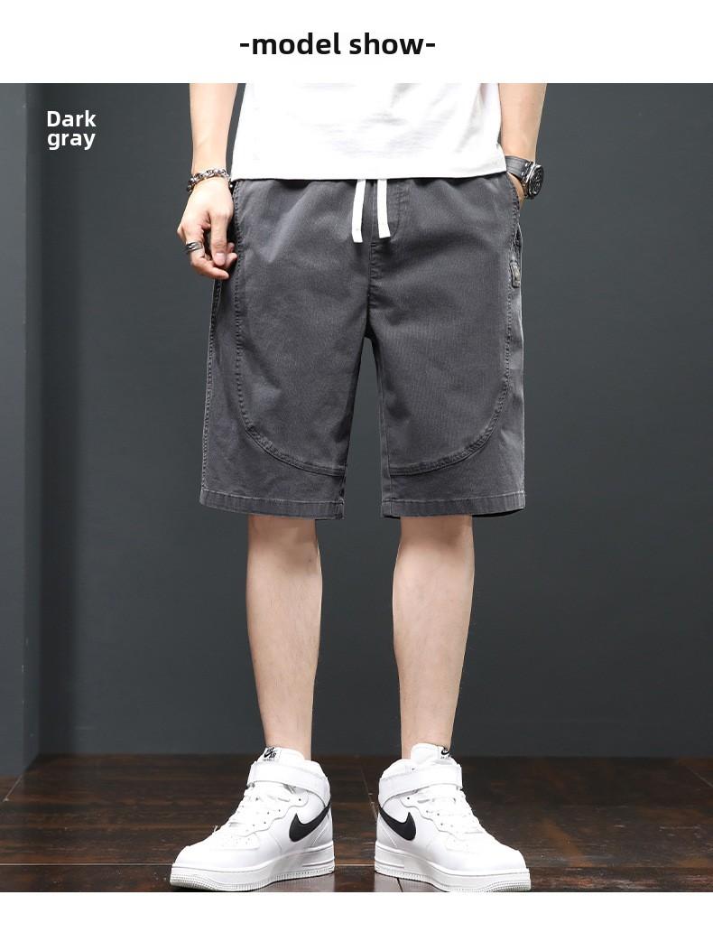 Product Introduction of Men's summer shorts, loose and comfortable, knee-length shorts for men, casual five-inch shorts, lightweight and comfortable. 3