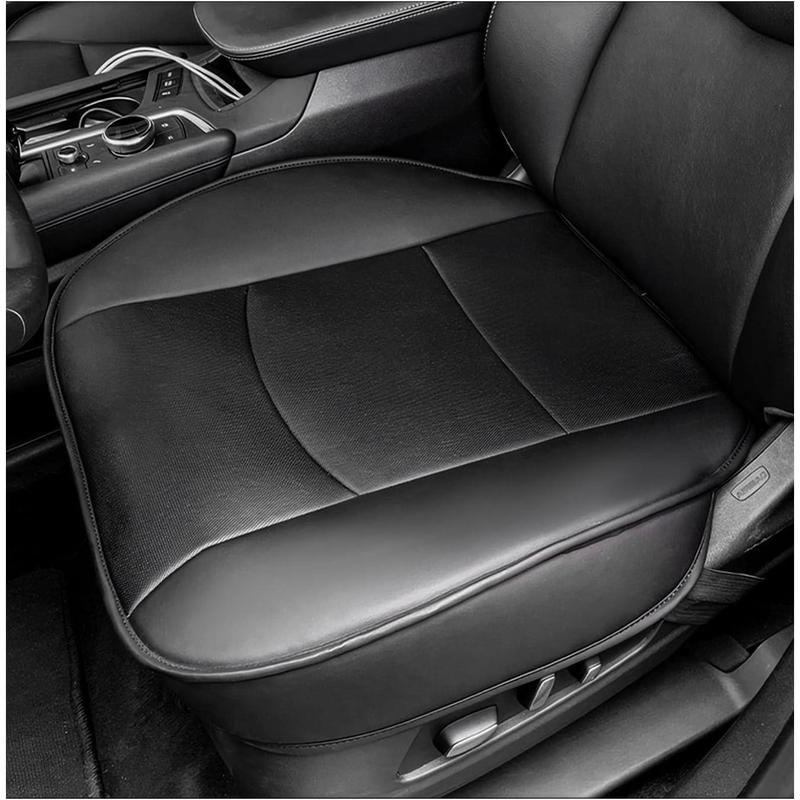 TikTok Shop Car Seat Bottom Cover Premium PU Leather Seat Protection Without Back Front Bottom Seat Cus Covers for Most Vehicles Universal Interior Decor Car Accessories