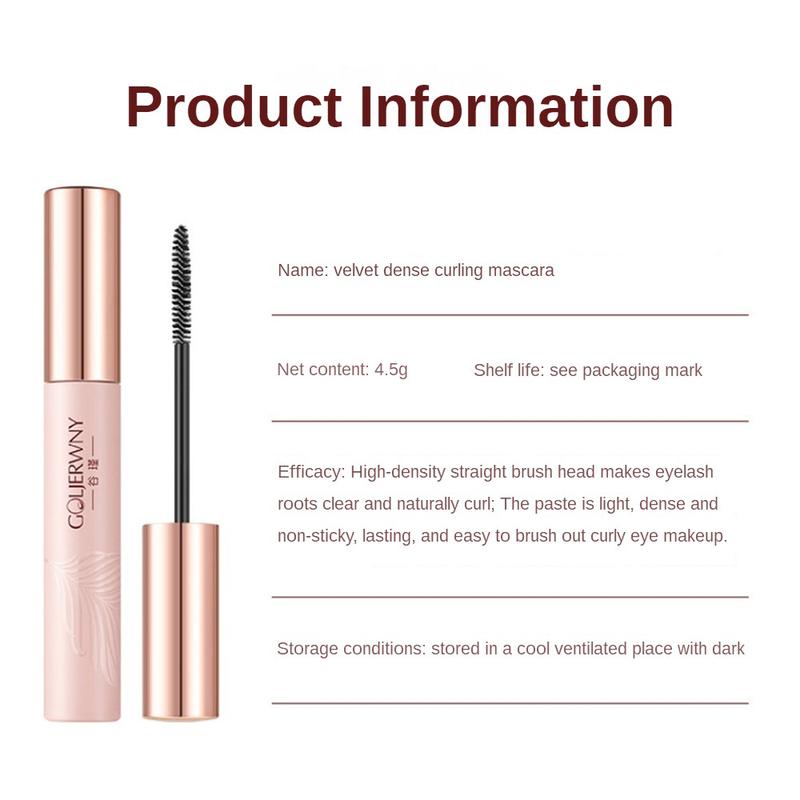 Product Introduction of Gu Jin Natural Curling Mascara Velvet Dense Curling Natural Lasting Styling Not Easy To Simmy Not Easy To Take Off Makeup Eye Makeup Mascara Fiber-filled 25