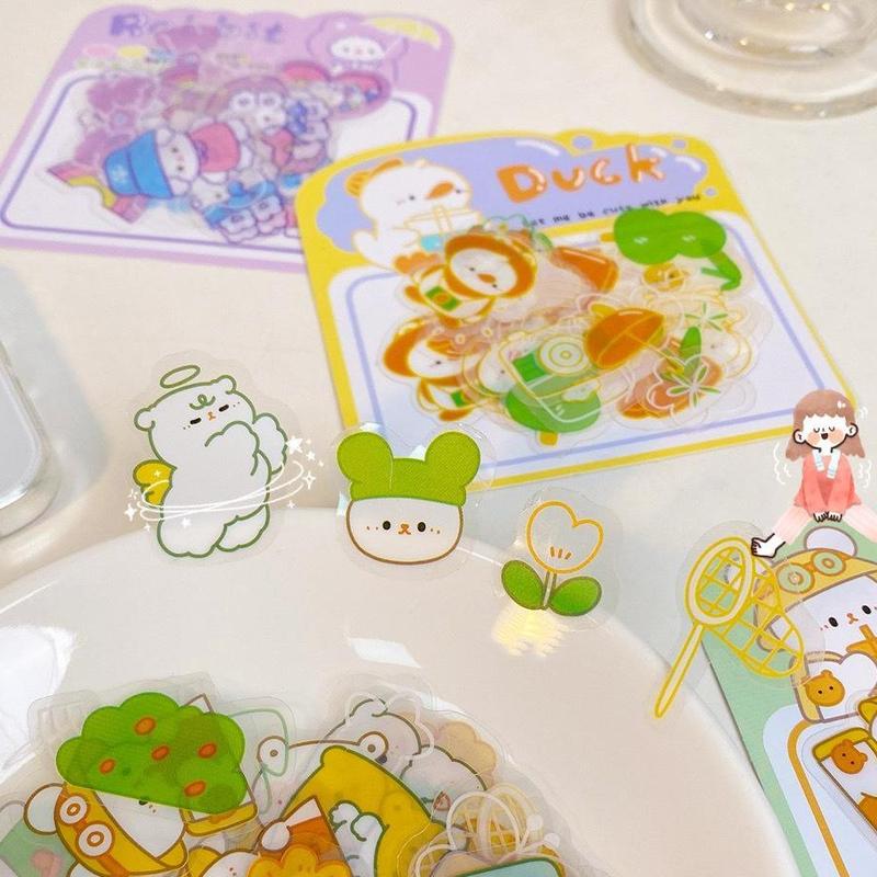 Bộ 30 hình dán các con vật siêu đẹp taphoagaunho