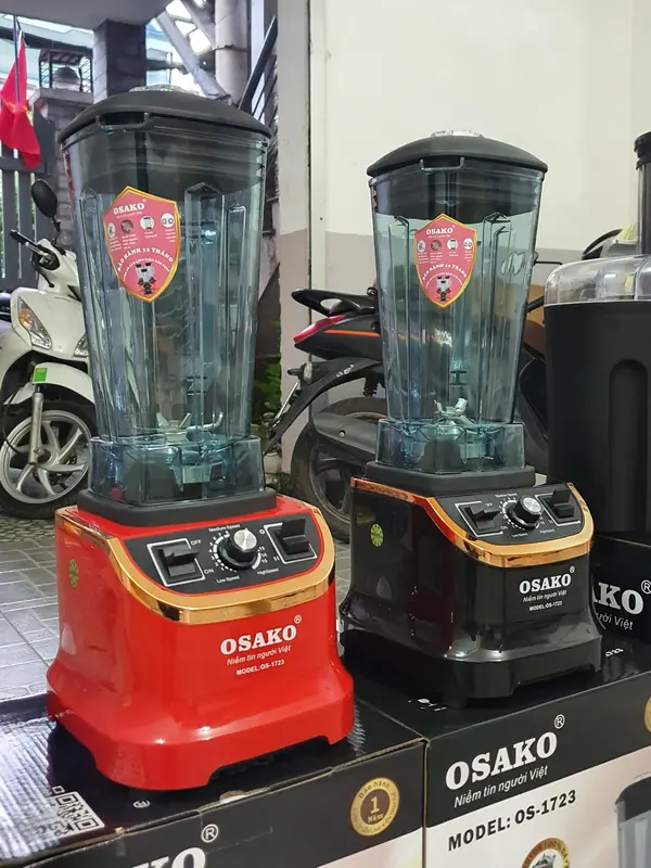 Máy Xay Sinh Tố Công Nghiệp OSAKO OS-1800/1723, cối 2L - Công Suất Lớn 1700w, bảo hành 12 tháng 1