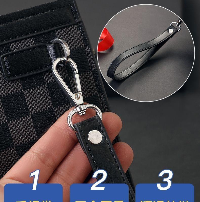 Product Introduction of [2102 People Collection] Men's Clutch Bag, New Large Capacity Handbag for Young Men, Outdoor Men's Underarm Bag, Handheld Clutch Bag, Hand Grab Bag 17