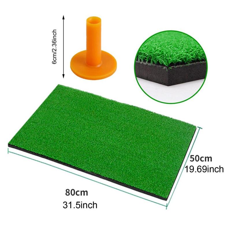Product Introduction of Golf Hitting Mat, Practice Mat, Portable Accessories, Improve Accuracy Golf Swing Training Aid, Golfer Gift for Home Office 0