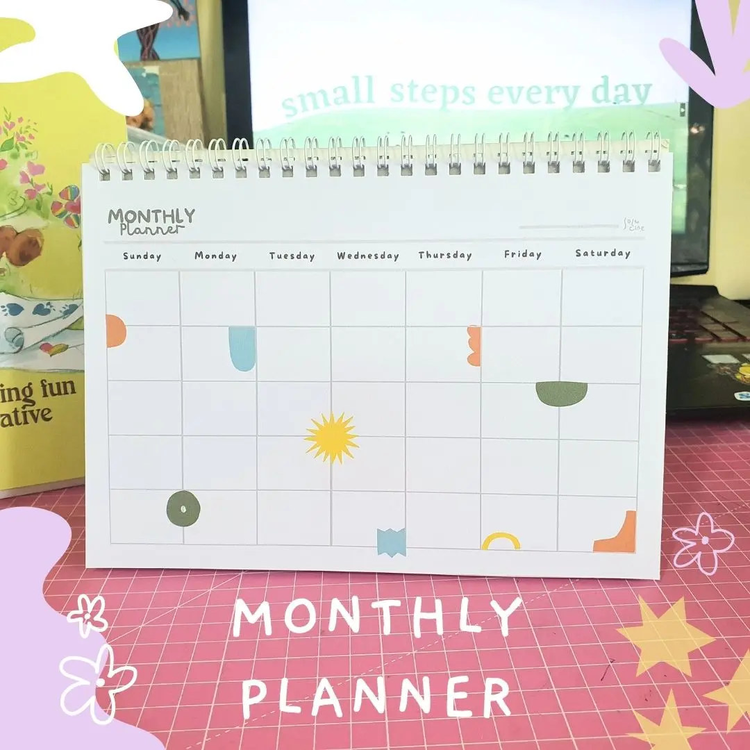Monthly Planner - Standing Planner Solucine A5 - 15 Lembar