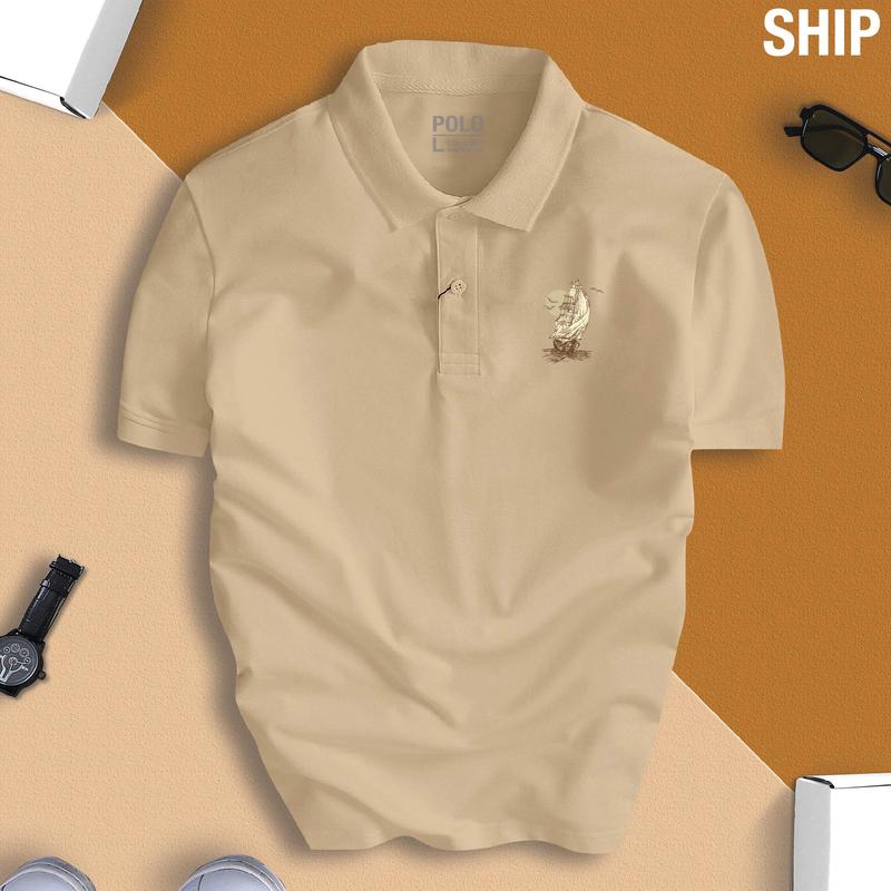 Áo Polo THUẬN BUỒM XUÔI GIÓ nam nữ ý nghĩa - SHIP Menswear Top Có Cổ GMV 1