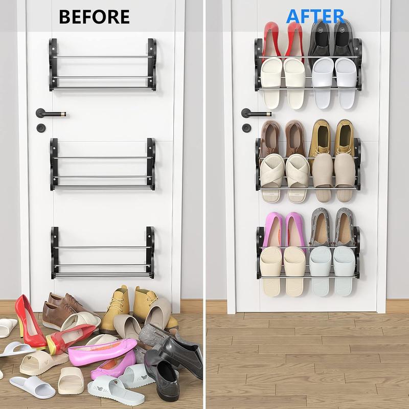 Wall shoe rack for rv shoe storage, 3 pack wall mounted shoe - TikTok Shop