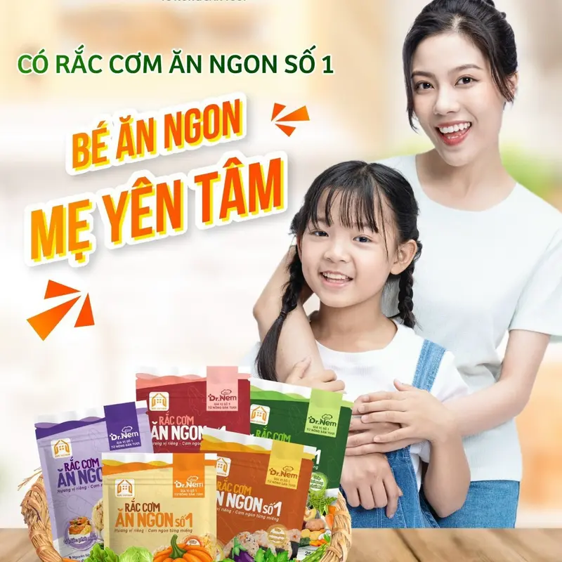Gia vị rắc cơm ăn ngon nhiều dưỡng chất 3 vị gói lẻ tùy chọn 7