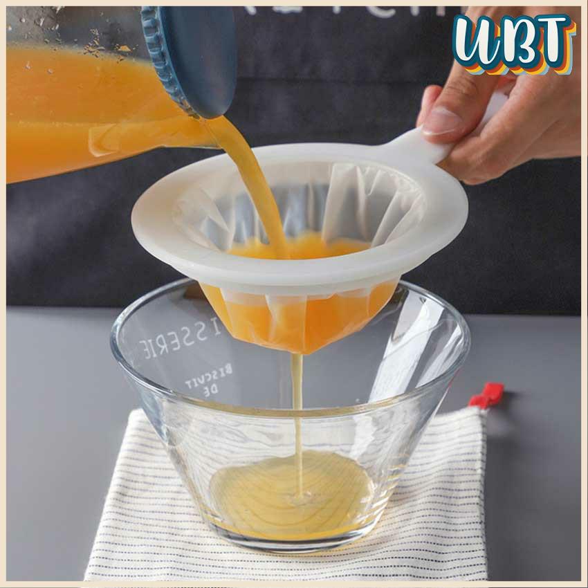 UBT  กระชอนไนล่อน ความถี่ 100 - 400 mesh  กระชอนกรองของเหลว แทนผ้าขาวบาง กาเเฟ กรองชา Filter mesh สป