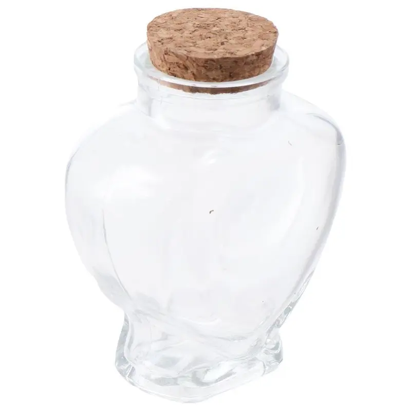 《TK19MTS》  Rosegoods1 Lọ Thủy Tinh Rỗng Hình Trái Tim Có Nút Chặn Dùng Đựng Điều Ước Hoặc Làm Đồ Thủ Công diy Trang Trí Tiệc Cưới 1