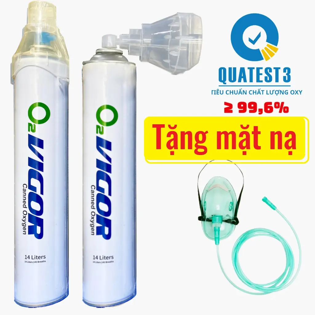 bình oxy y tế cầm tay cung cấp oxy tinh khiết hỗ trợ thở cho các vận động viên phụ nữ mang thai