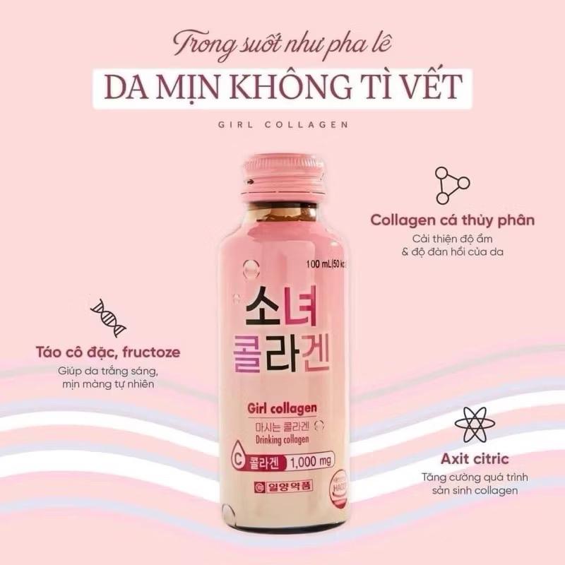 Product Introduction of Nước Uống Bổ Sung Girl Collagen Hàn Quốc Hỗ Trợ Làm Đẹp Da Hộp 10 Lọ x 100ml 35