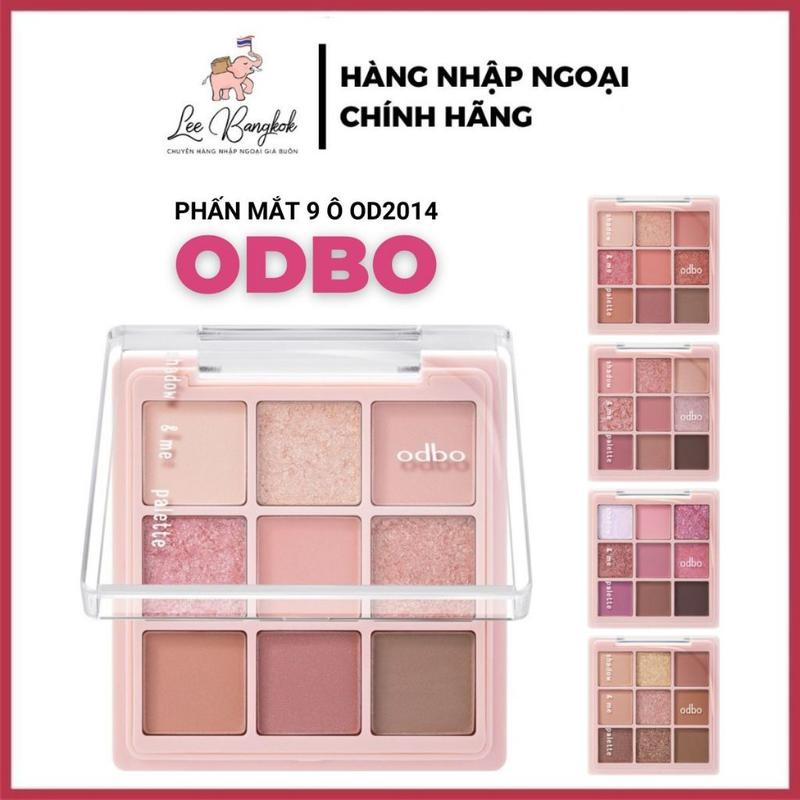 [Nội Địa Thái] Bảng Phấn Mắt 9 Ô Odbo Shadow & Me Palette OD2014 Màu Siêu Đẹp, Cuốn Hút Thái Lan
