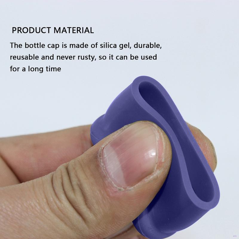 Wine Stopper Silicone Dust-proof Wine Bottle Cap Leak-proof Fresh Keeping Bottle Cork Kitchen Utensils 2