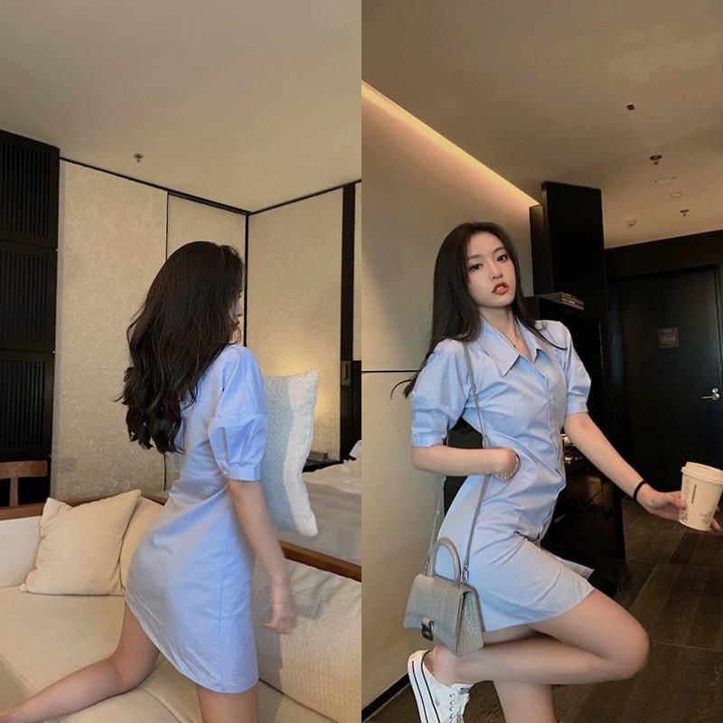 Váy đầm AA22 phom chữ A phong cách thanh lịch, duyên dáng  - Voi Dress Nữ Women 2