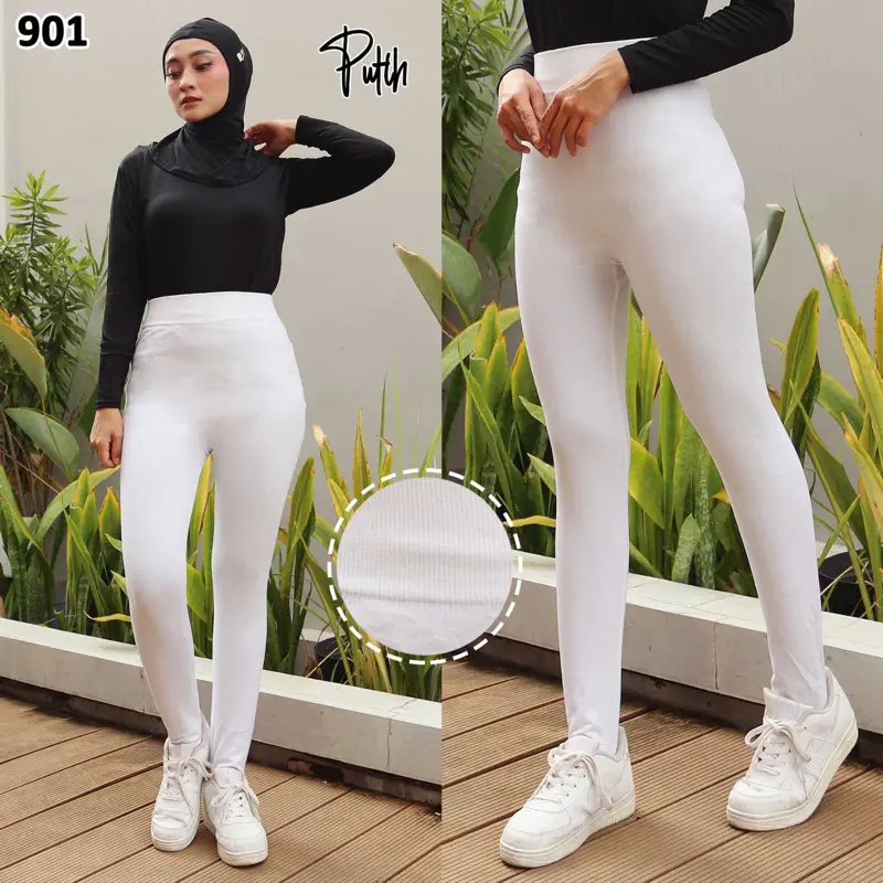 Legging Import HW / Legging Wanita Hijab / Legging Panjang Melar Spandex