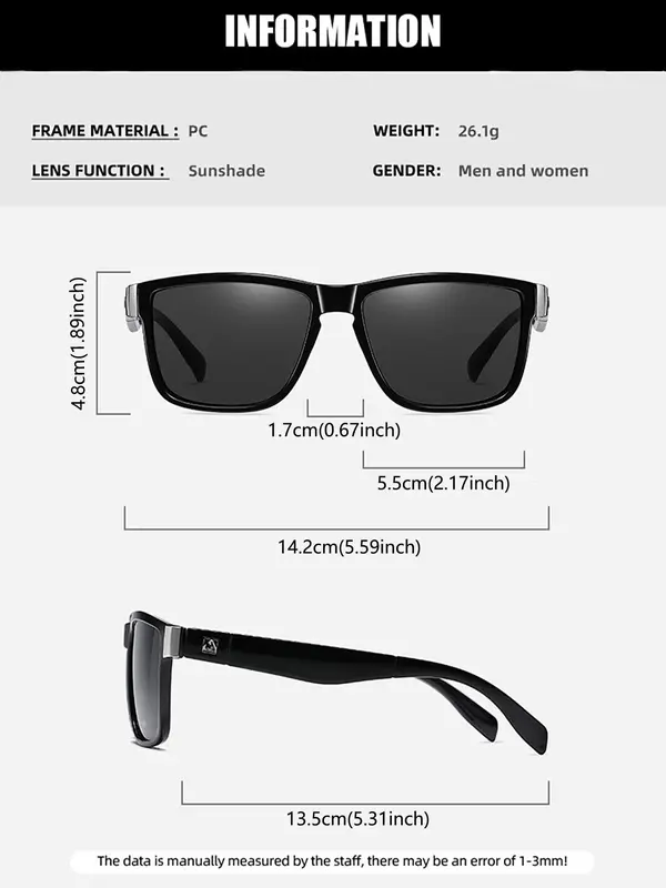 Unisex Sporty Tinted Lens Sunglasses, Outdoor Cycling Hiking Sunglasses, Fashion Accessories for Men & Women 1