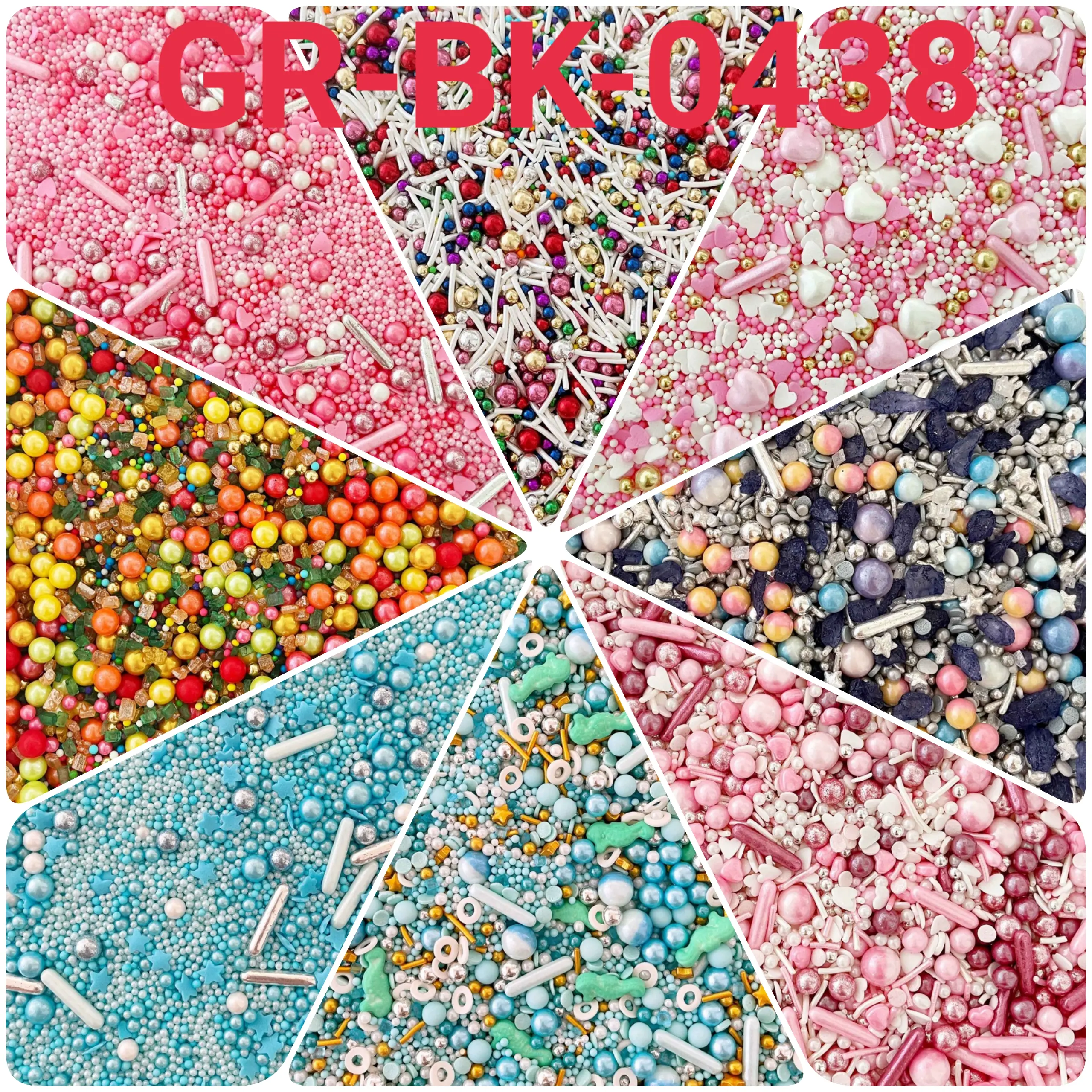 GR-BK-0438 Sprinkles springkel 30gr pink biru hijau kuning merah ungu